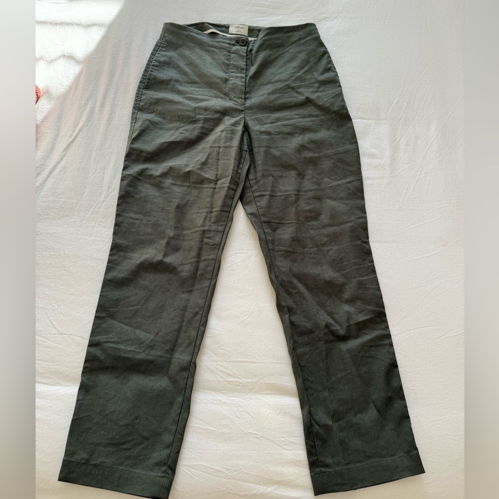 Wilfred Cropped Green Pants
